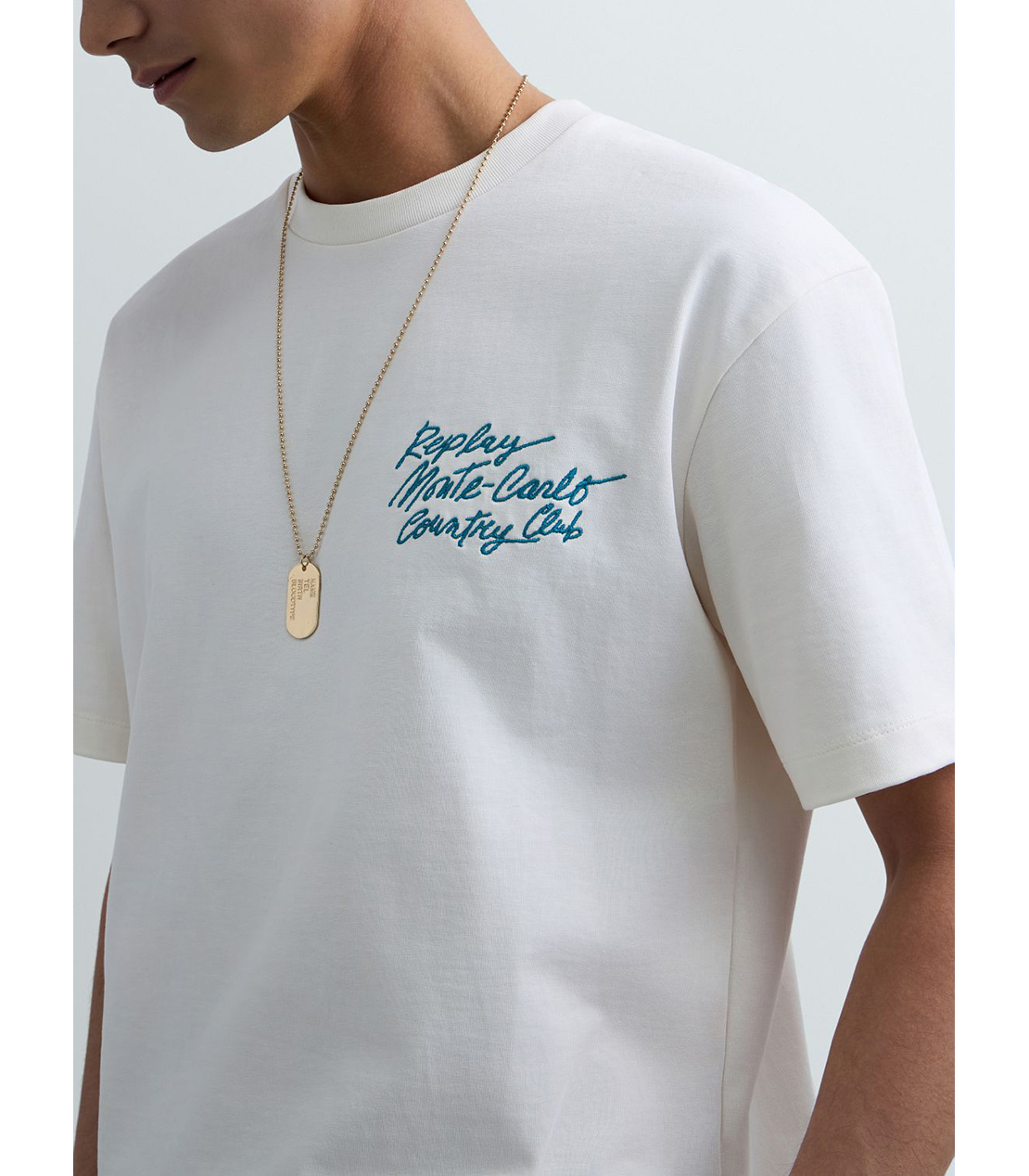 REPLAY &times; Monte Carlo Country Club オーバーサイズ Tシャツ 詳細画像 ホワイト 7